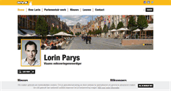 Desktop Screenshot of lorinparys.be